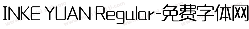 INKE YUAN Regular字体转换